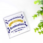 Congratulations On Your Graduation Acrylic Block Graduation Gift