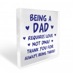 Step Dad Birthday Christmas Gift Acrylic Block Thank You Gifts