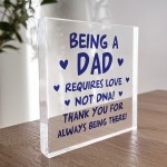 Step Dad Birthday Christmas Gift Acrylic Block Thank You Gifts