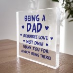 Step Dad Birthday Christmas Gift Acrylic Block Thank You Gifts