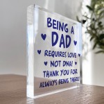 Step Dad Birthday Christmas Gift Acrylic Block Thank You Gifts