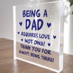 Step Dad Birthday Christmas Gift Acrylic Block Thank You Gifts