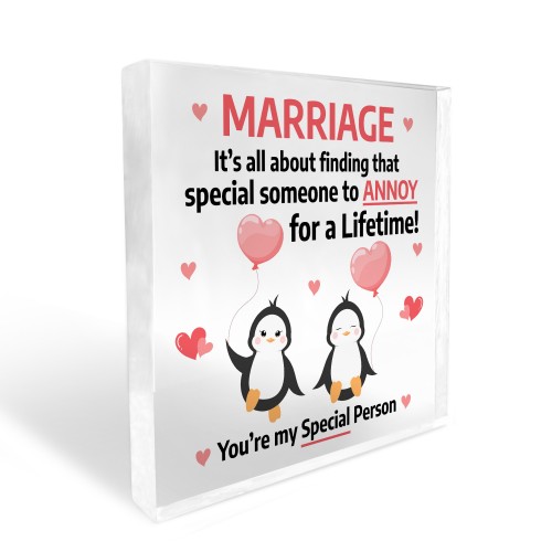 Penguin Couple Gifts for Her Him Girlfriend Boyfriend Wife