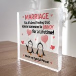 Penguin Couple Gifts for Her Him Girlfriend Boyfriend Wife