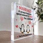 Penguin Couple Gifts for Her Him Girlfriend Boyfriend Wife