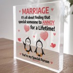 Penguin Couple Gifts for Her Him Girlfriend Boyfriend Wife