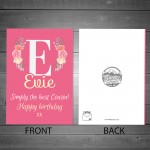 Personalised Birthday Card For Cousin Best Friend Cousin