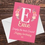 Personalised Birthday Card For Cousin Best Friend Cousin