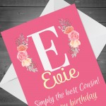 Personalised Birthday Card For Cousin Best Friend Cousin