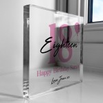 PERSONALISED 18th Birthday Gifts For Daughter Sister Best Friend