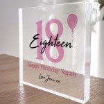 PERSONALISED 18th Birthday Gifts For Daughter Sister Best Friend