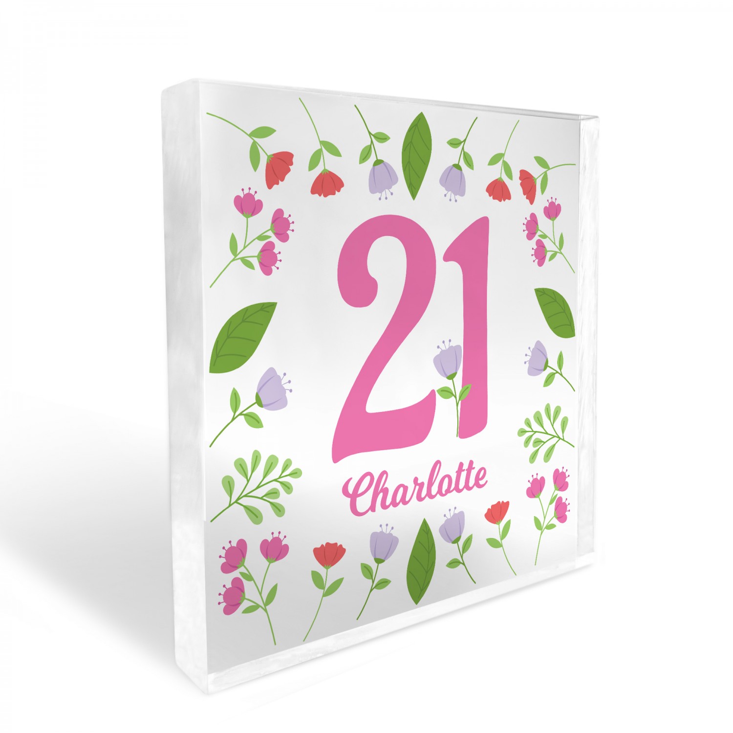 Personalised 13th 16th 18th 21st Birthday Gifts Girl Her Daughter White  Hearts | eBay