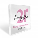 PERSONALISED 21st Birthday Gifts For Daughter Sister Best Friend