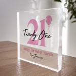 PERSONALISED 21st Birthday Gifts For Daughter Sister Best Friend