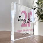 PERSONALISED 21st Birthday Gifts For Daughter Sister Best Friend