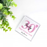 PERSONALISED 30th Birthday Gifts For Mum Sister Auntie Friend