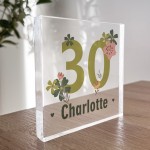 30th Birthday Gift For Daughter Sister Friend Personalised