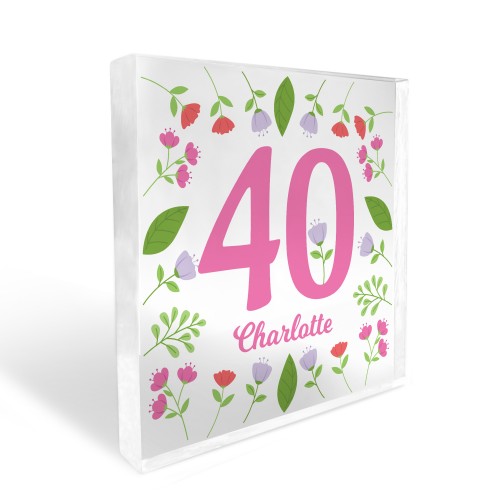 40th Birthday Gifts For Mum Auntie Sister Women Her PERSONALISED