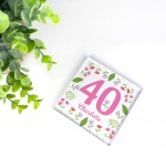 40th Birthday Gifts For Mum Auntie Sister Women Her PERSONALISED