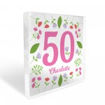 50th Birthday Gifts For Nan Mum Women Auntie Her PERSONALISED