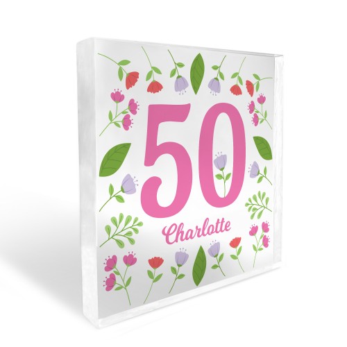 50th Birthday Gifts For Nan Mum Women Auntie Her PERSONALISED