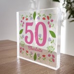 50th Birthday Gifts For Nan Mum Women Auntie Her PERSONALISED