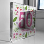 50th Birthday Gifts For Nan Mum Women Auntie Her PERSONALISED