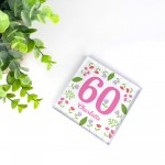 60th Birthday Gifts For Nan Mum Women Her PERSONALISED Block