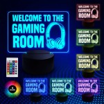 Gaming Room Welcome LED Sign Gamer Gift Gaming Accessories