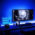 Gaming Room Welcome LED Sign Gamer Gift Gaming Accessories