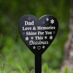 Christmas Memorial Grave Decoration For Dad Memorial Graveside