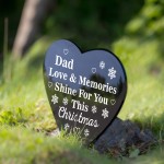 Christmas Memorial Grave Decoration For Dad Memorial Graveside