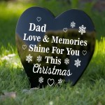 Christmas Memorial Grave Decoration For Dad Memorial Graveside