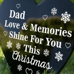 Christmas Memorial Grave Decoration For Dad Memorial Graveside