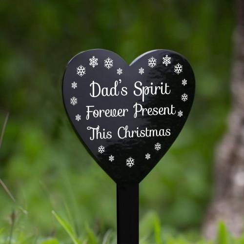 Dad Memorial Christmas Graveside Ornaments Grave Memorial Decor