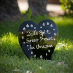 Dad Memorial Christmas Graveside Ornaments Grave Memorial Decor