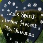 Dad Memorial Christmas Graveside Ornaments Grave Memorial Decor