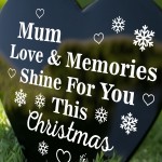 Mum Christmas Memorial Plaque Graveside Memorial Stake Christmas