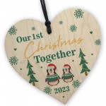 Our 1st Christmas Together 2023 Hanging Christmas Tree Decor