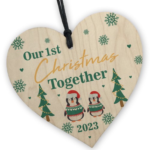 Our 1st Christmas Together 2023 Hanging Christmas Tree Decor