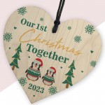 Our 1st Christmas Together 2023 Hanging Christmas Tree Decor