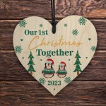 Our 1st Christmas Together 2023 Hanging Christmas Tree Decor