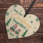 Our 1st Christmas Together 2023 Hanging Christmas Tree Decor