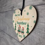 Our 1st Christmas Together 2023 Hanging Christmas Tree Decor