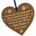 Wooden Dog Sign Pet Memorial Christmas Tree Decoration