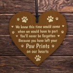 Wooden Dog Sign Pet Memorial Christmas Tree Decoration