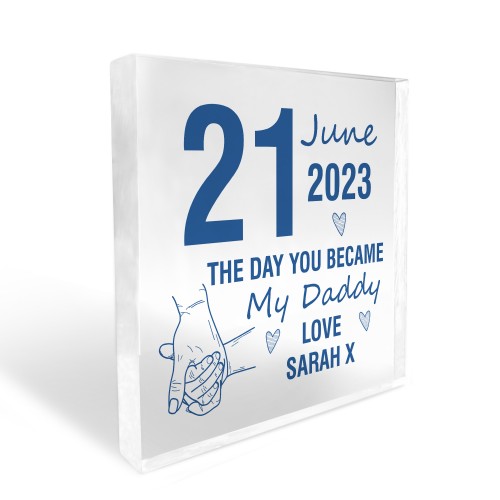 Day You Became My Daddy Gifts From Son Daughter PERSONALISED