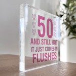 50th birthday gifts women friend mum novelty birthday acrylic