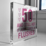 50th birthday gifts women friend mum novelty birthday acrylic