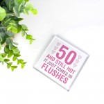 50th birthday gifts women friend mum novelty birthday acrylic